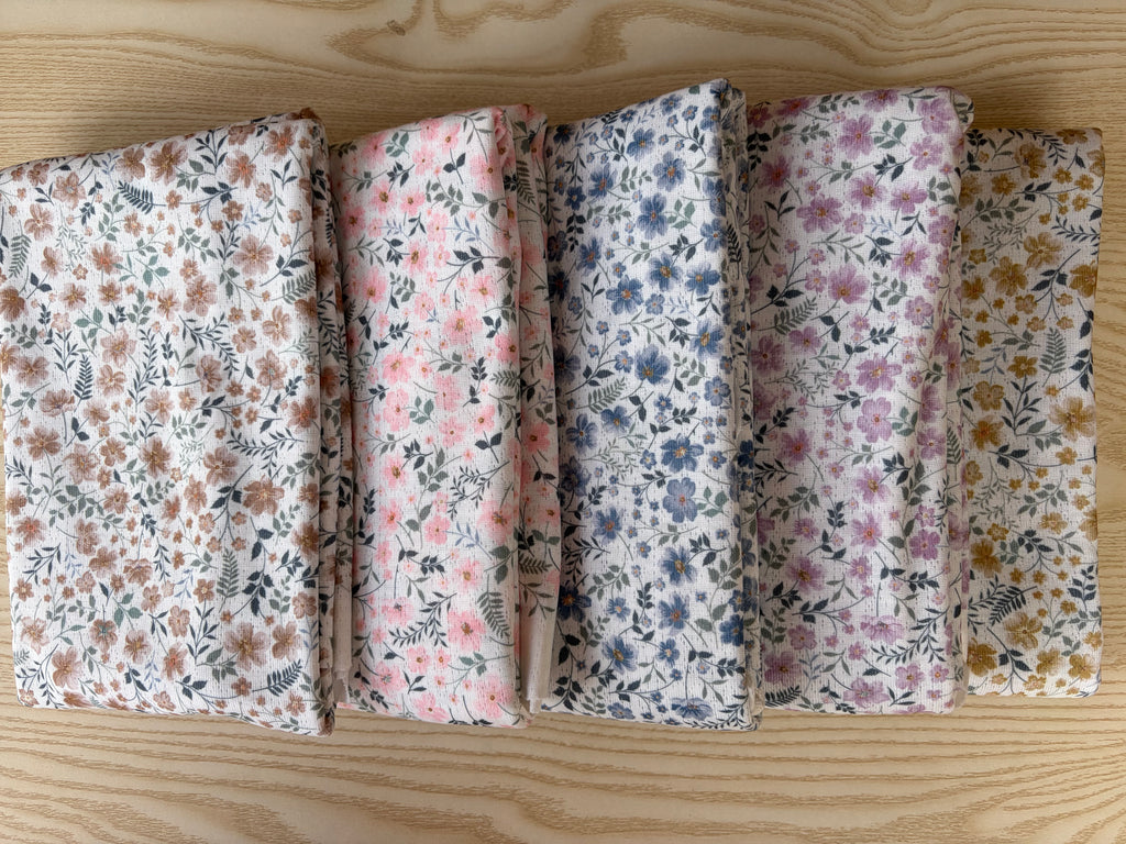 Jacquard Pointelle Knit Fabric By the Yard - Floral Print Polyester Knit - Lightweight, Anti-pill, Eco-Friendly Apparel Fabric - 60" Wide