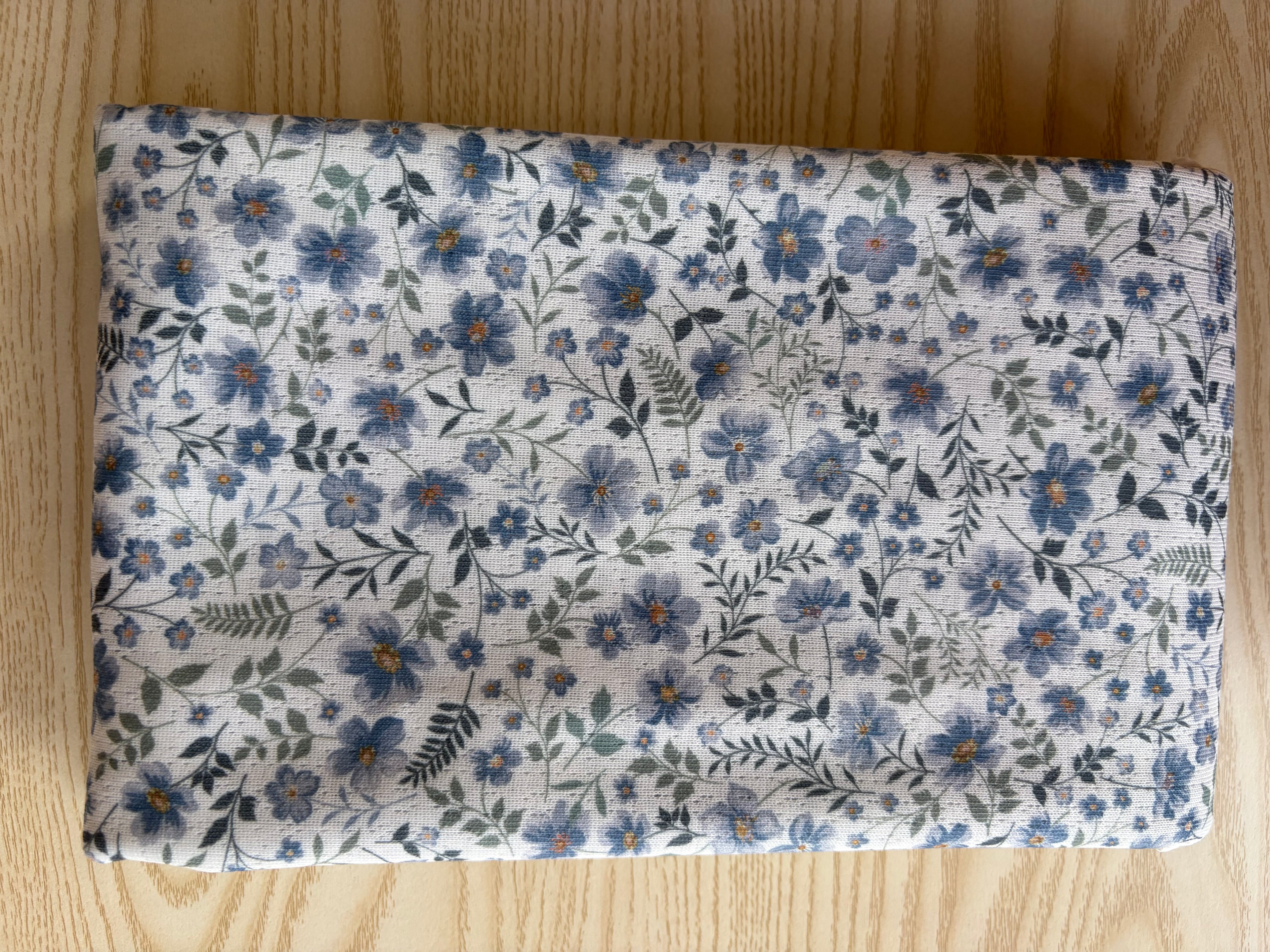 Jacquard Pointelle Knit Fabric By the Yard - Floral Print Polyester Knit - Lightweight, Anti-pill, Eco-Friendly Apparel Fabric - 60" Wide
