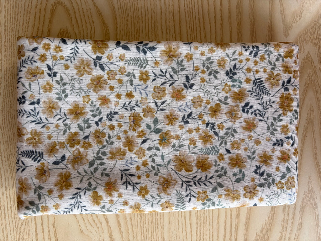 Jacquard Pointelle Knit Fabric By the Yard - Floral Print Polyester Knit - Lightweight, Anti-pill, Eco-Friendly Apparel Fabric - 60" Wide