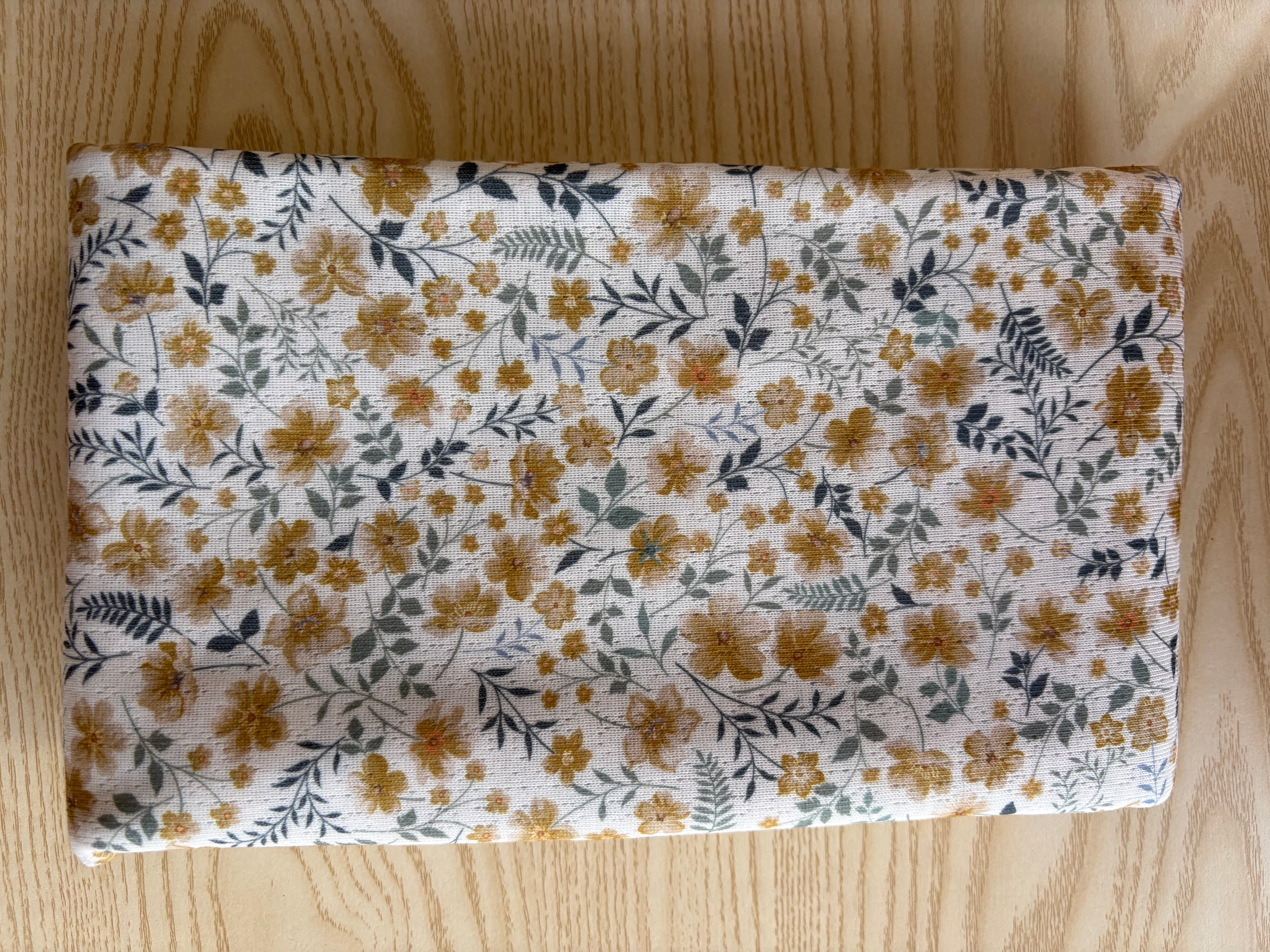 Jacquard Pointelle Knit Fabric By the Yard - Floral Print Polyester Knit - Lightweight, Anti-pill, Eco-Friendly Apparel Fabric - 60" Wide